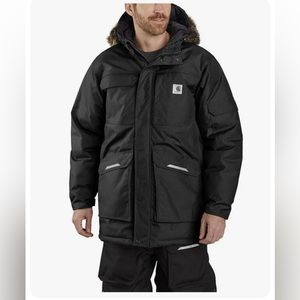 CARHARTT YUKON EXTREMES INSULATED PARKA Black Mens Medium Brand New W Tags